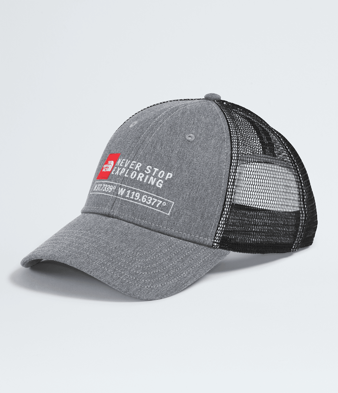 Graphic Mudder Trucker Hat - TNF Mid Grey Heather/TNF Coordinates Graphic