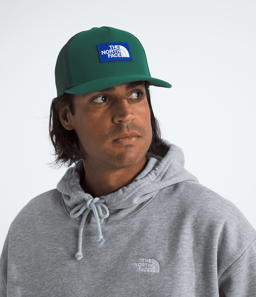 Keep It Patched Trucker Hat - Hunter Green/TNF Blue