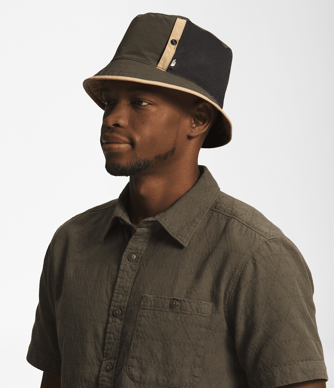 Class V Reversible Bucket Hat - New Taupe Green-Khaki Stone