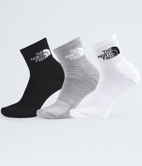 Multisport Cush Quarter Socks—3P - Black/Assorted