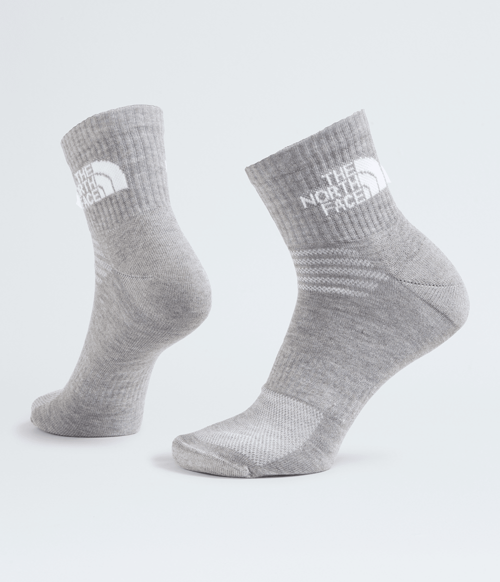 Multisport Cush Quarter Socks—3P - Black/Assorted