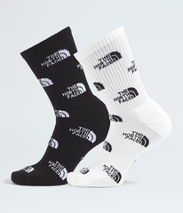 Everyday Crew Socks Logo—2P - TNF Black/TNF White