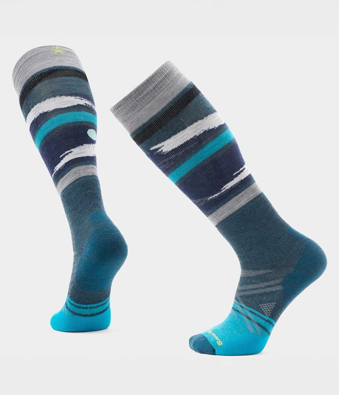 TNF X Smartwool Ski Full Cushion Midnight Ski OTC Socks - Periwinkle Glow