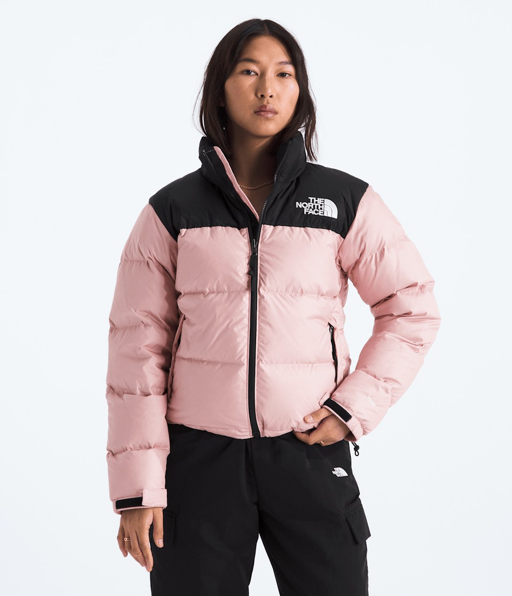 Women’s 1996 Retro Nuptse Jacket - Metal Pink-Tnf Black