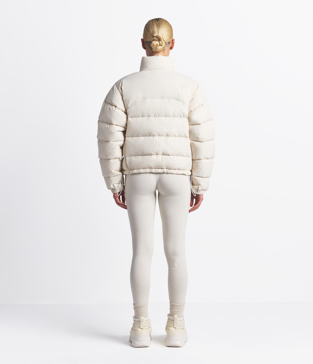 The North Face X SKIMS Women's 2000 Retro Nuptse Jacket - Sk Bone