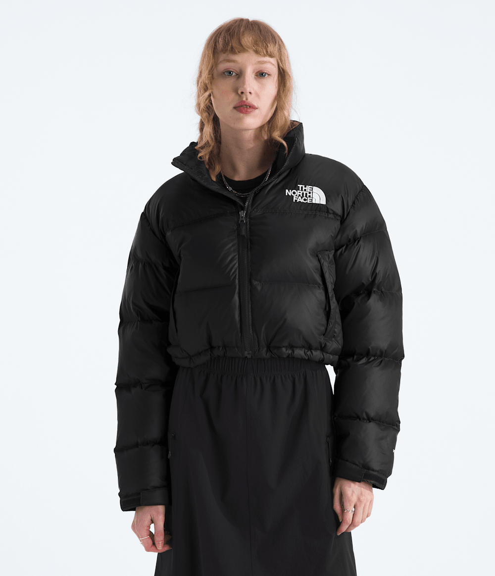 Women’s Nuptse Short Jacket - TNF Black/TNF Black/Recycled down