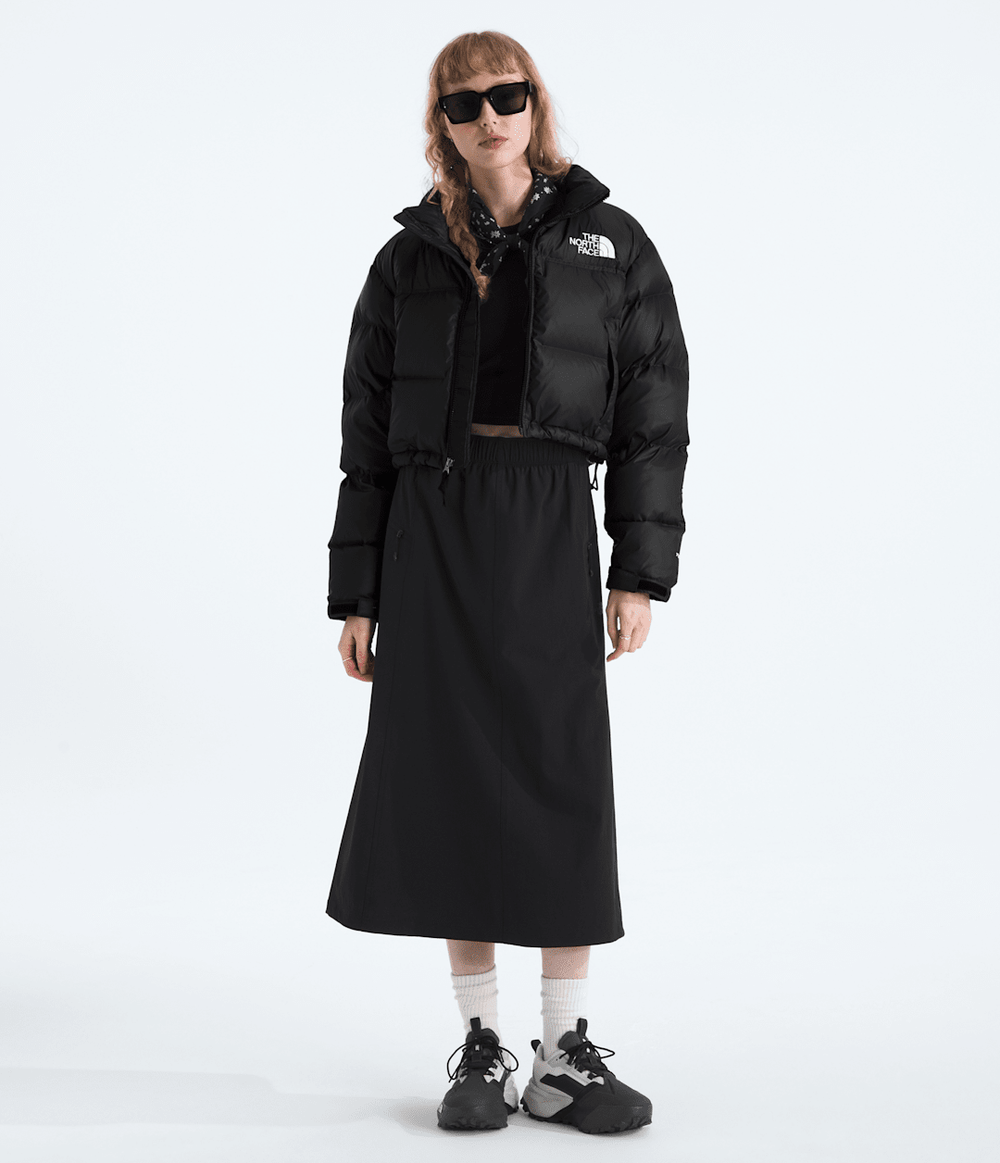 Women’s Nuptse Short Jacket - TNF Black/TNF Black/Recycled down