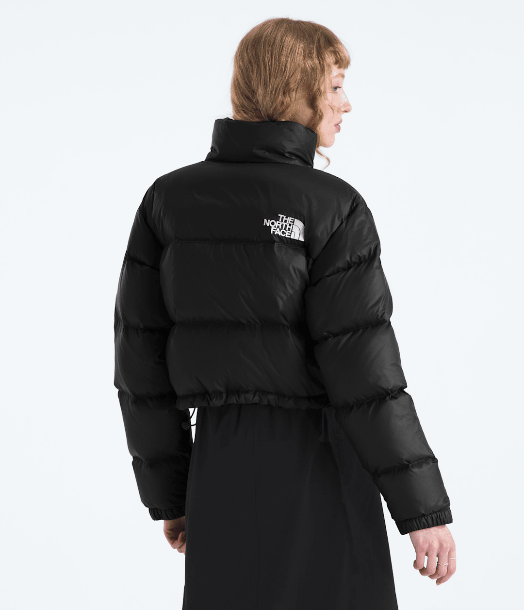 Women’s Nuptse Short Jacket - TNF Black/TNF Black/Recycled down