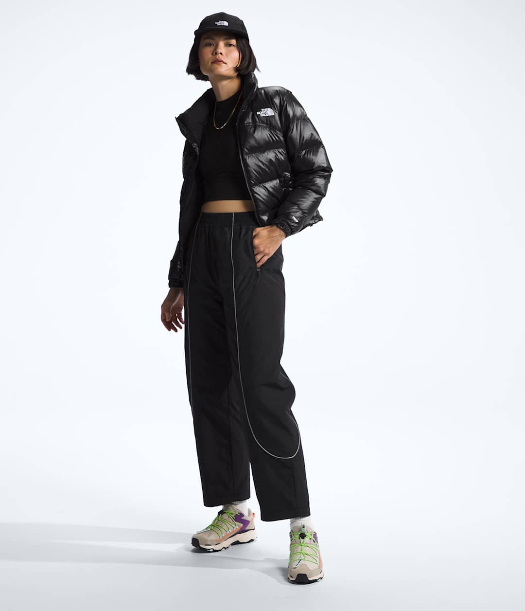 Women’s 2000 Retro Nuptse Jacket - TNF Black/TNF Black/Recycled down