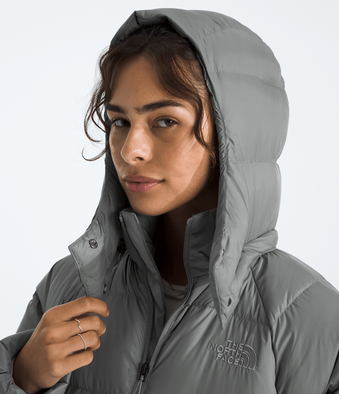 Women’s Hydrenalite™ City Long Down Hooded Parka - Smoked Pearl