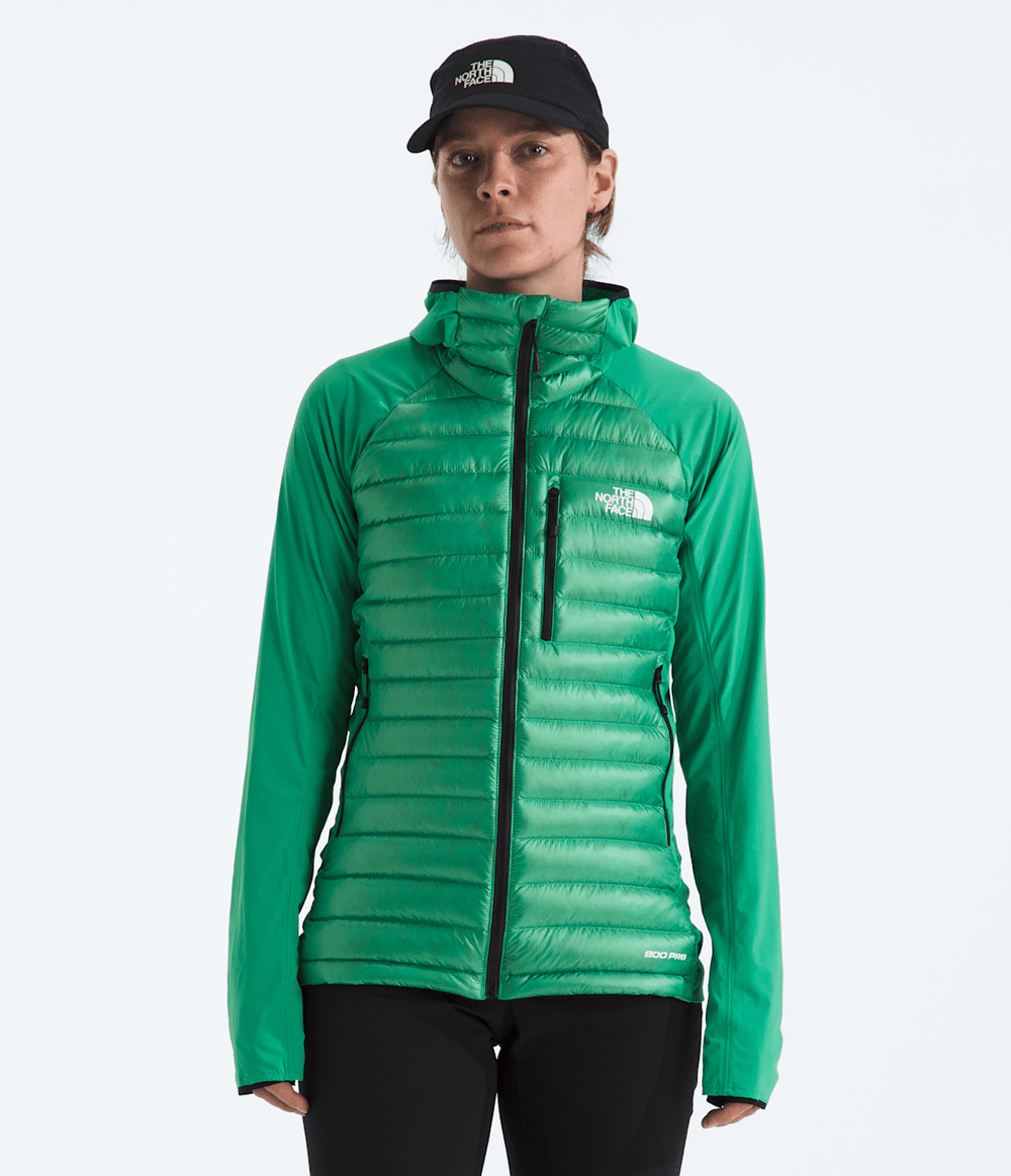 Women’s Summit Series Breithorn LT Hybrid Hoodie - Nebula Green