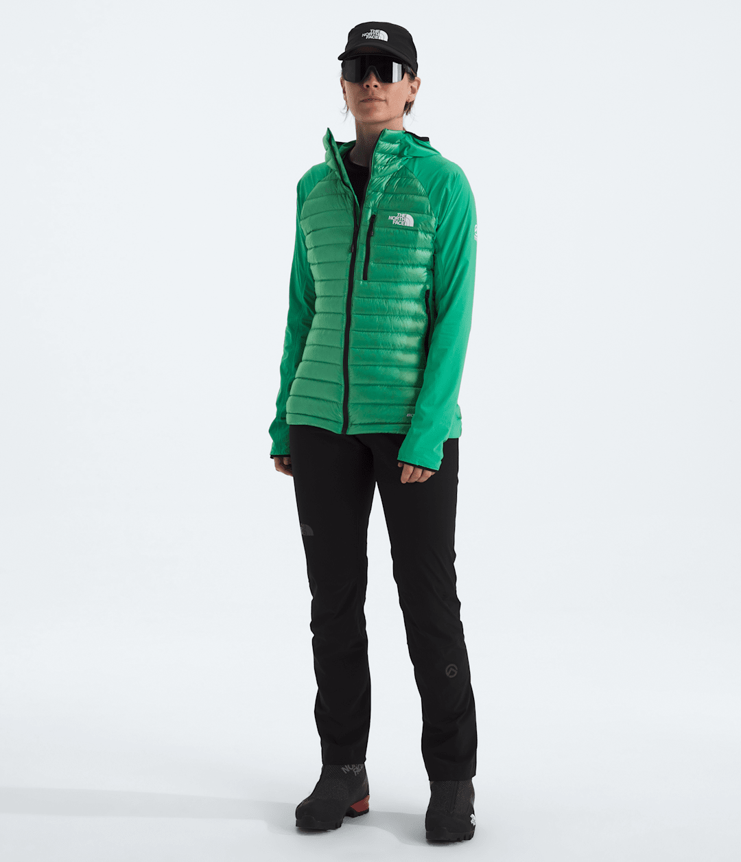 Women’s Summit Series Breithorn LT Hybrid Hoodie - Nebula Green