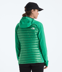 Women’s Summit Series Breithorn LT Hybrid Hoodie - Nebula Green