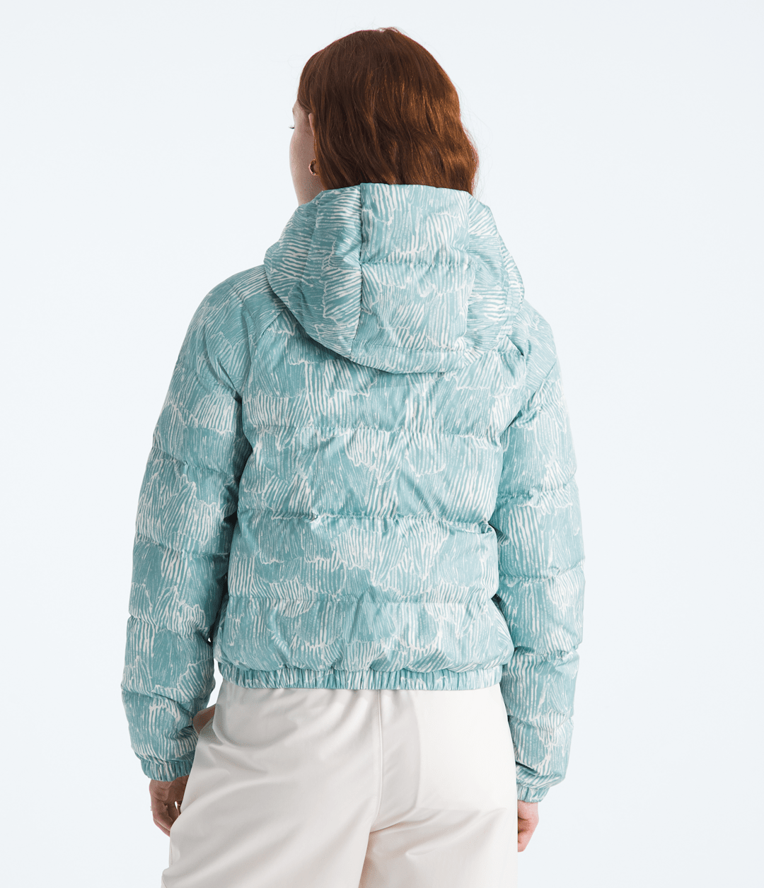Women’s Hydrenalite™ Down Hoodie—Print - Blue Eclipse Regenerative Ink Print