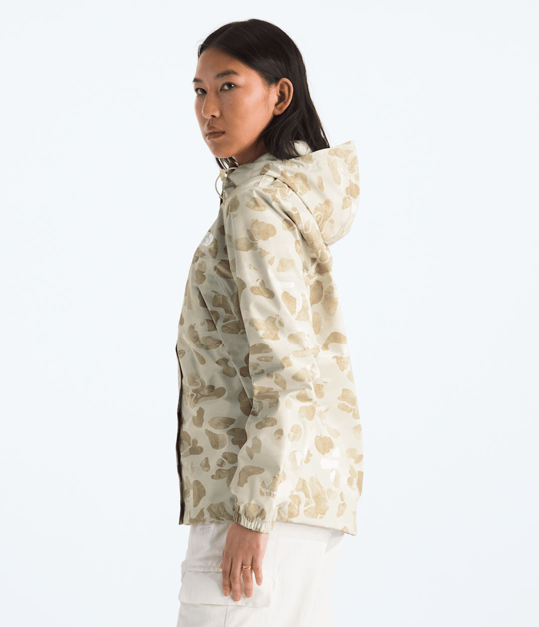 Women’s Antora Rain Jacket—Print - Pale Khaki Heritage Print