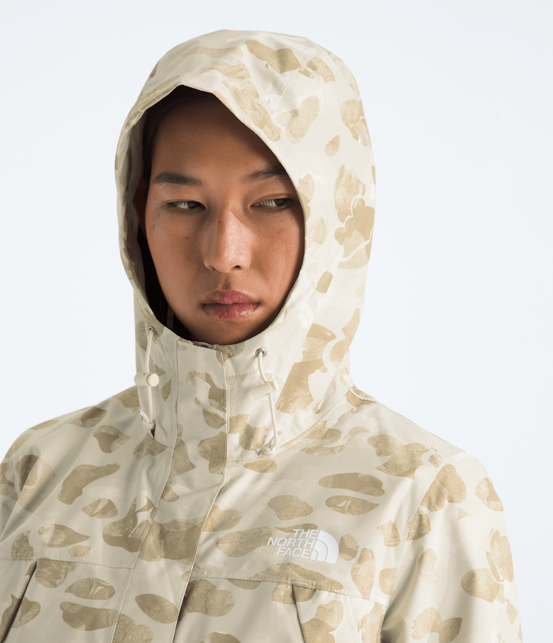 Women’s Antora Rain Jacket—Print - Pale Khaki Heritage Print