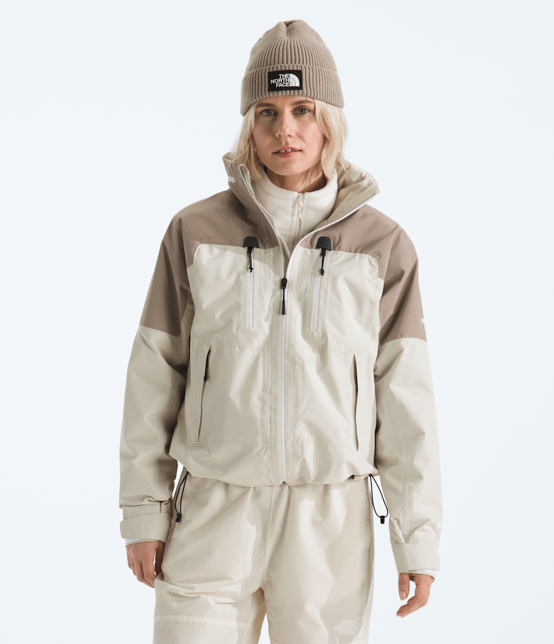 Women’s Hike Devils Thumb GORE-TEX® Jacket - White Dune/Mushroom Grey