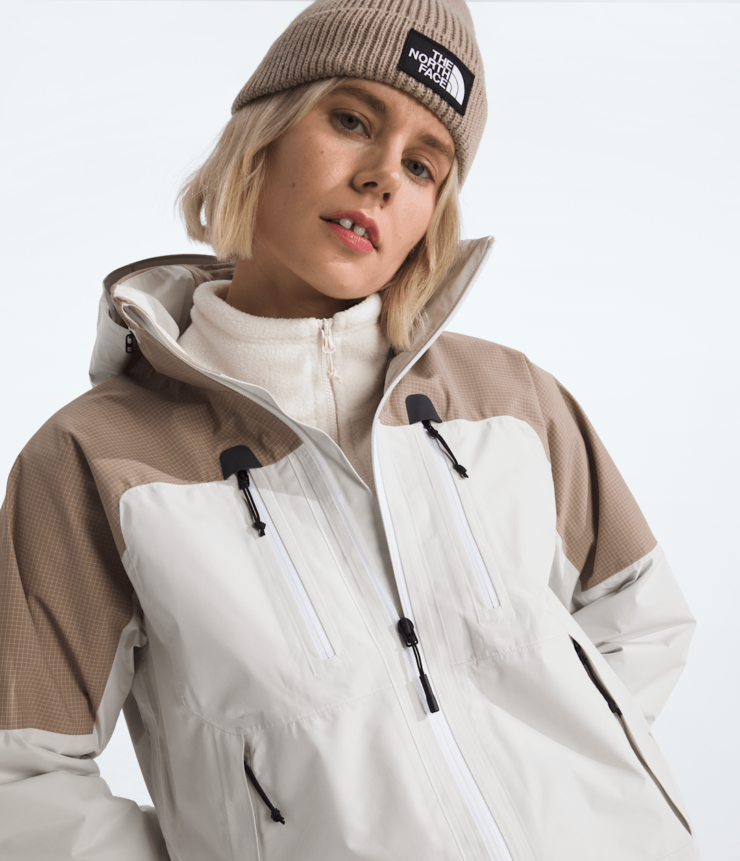 Women’s Hike Devils Thumb GORE-TEX® Jacket - White Dune/Mushroom Grey