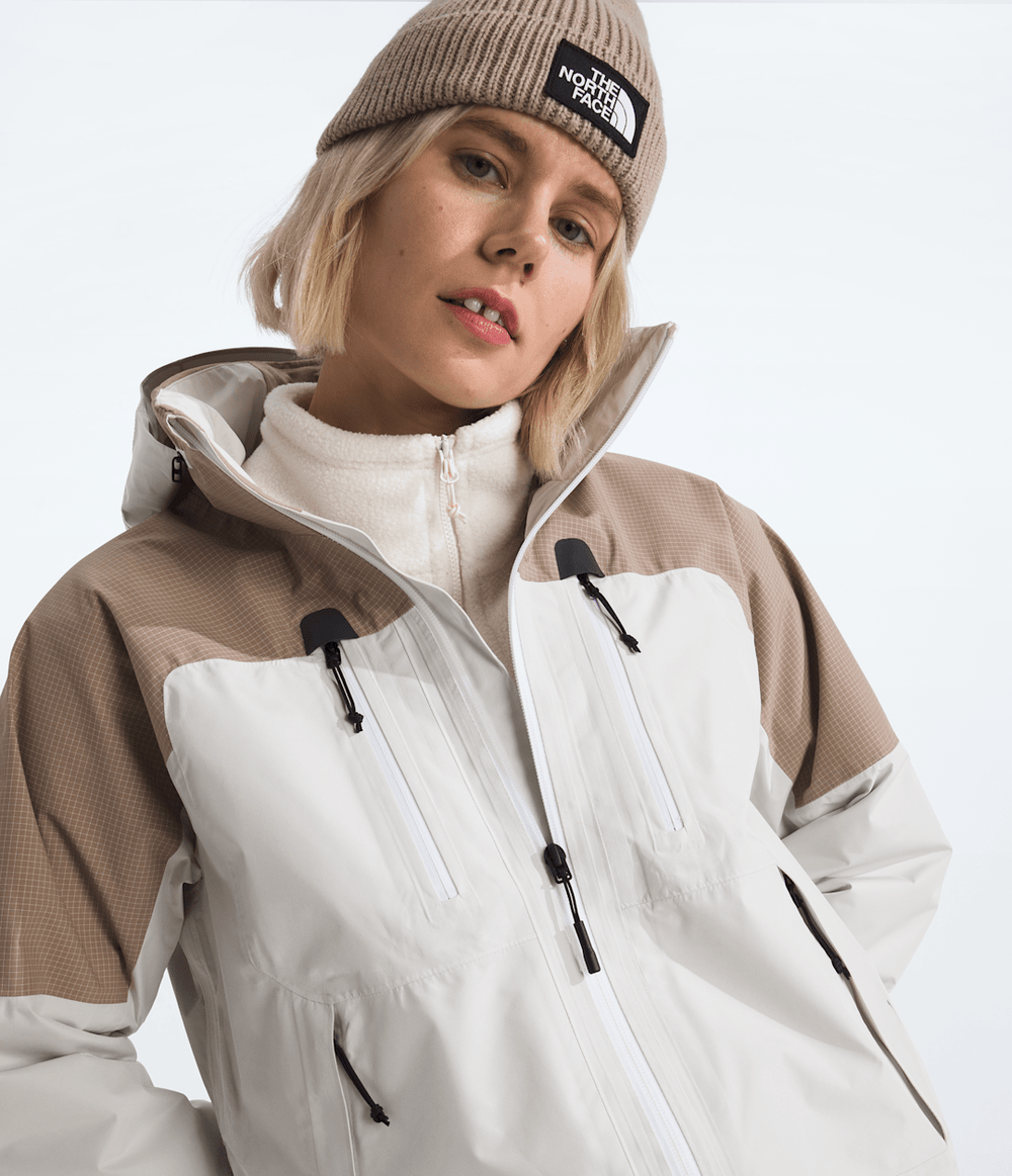 Women’s Hike Devils Thumb GORE-TEX® Jacket - White Dune/Mushroom Grey