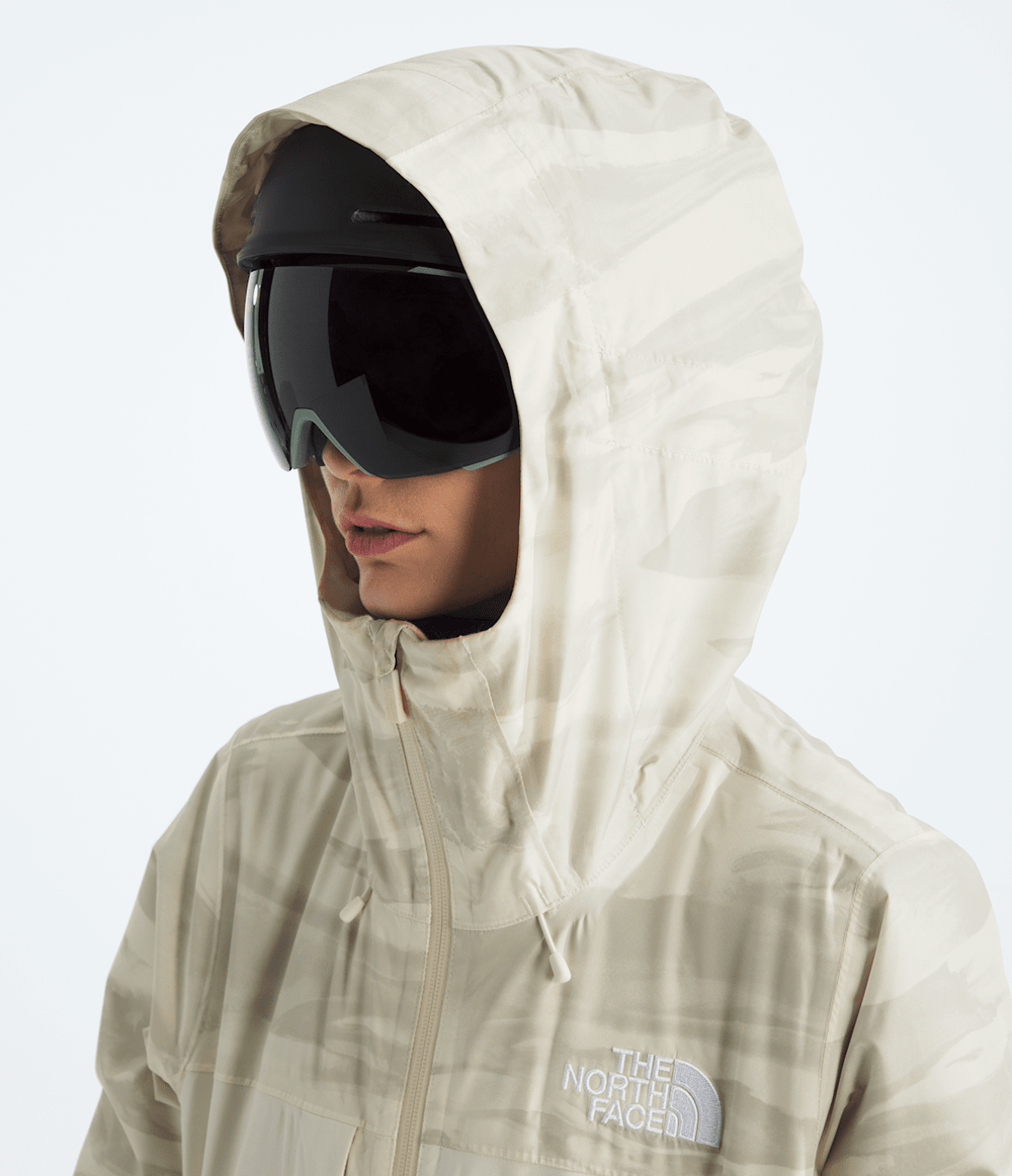 Women’s THERMOBALL™ Snow Triclimate® Jacket—Print - White Dune Edge Of Light Print/White Dune/Utility Brown