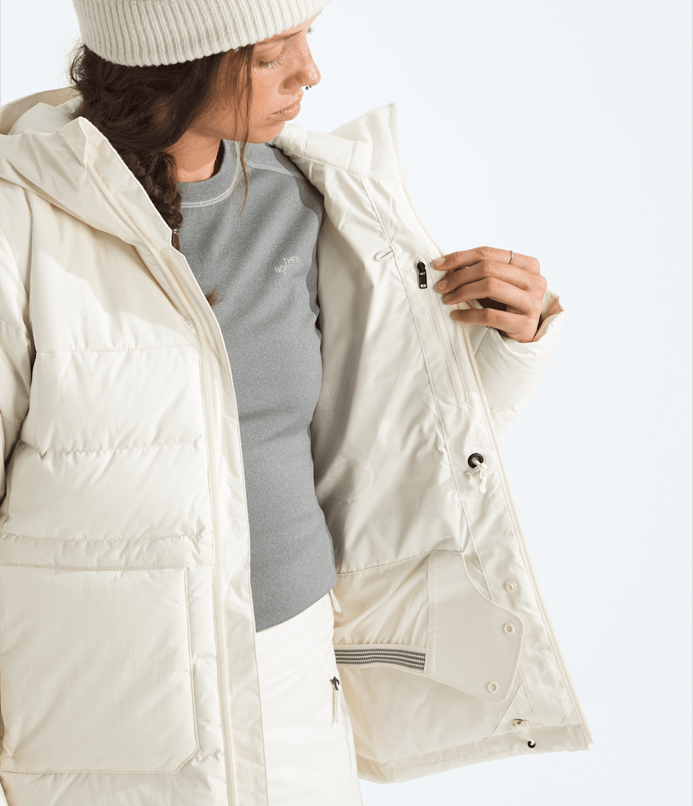 Women’s First Turn Down Jacket - White Dune/Recycled Down