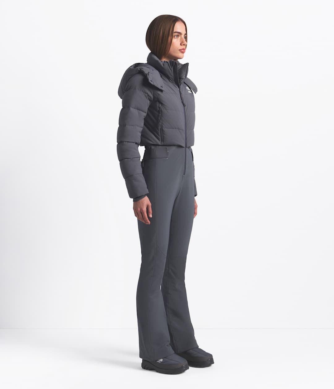 The North Face X SKIMS Women's Off The Clock One Piece - Sk Gunmetal