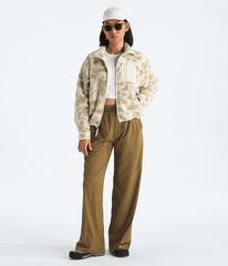 Women’s Yumiori Off Peak Full-Zip Jacket—Print - Pale Khaki Heritage Print