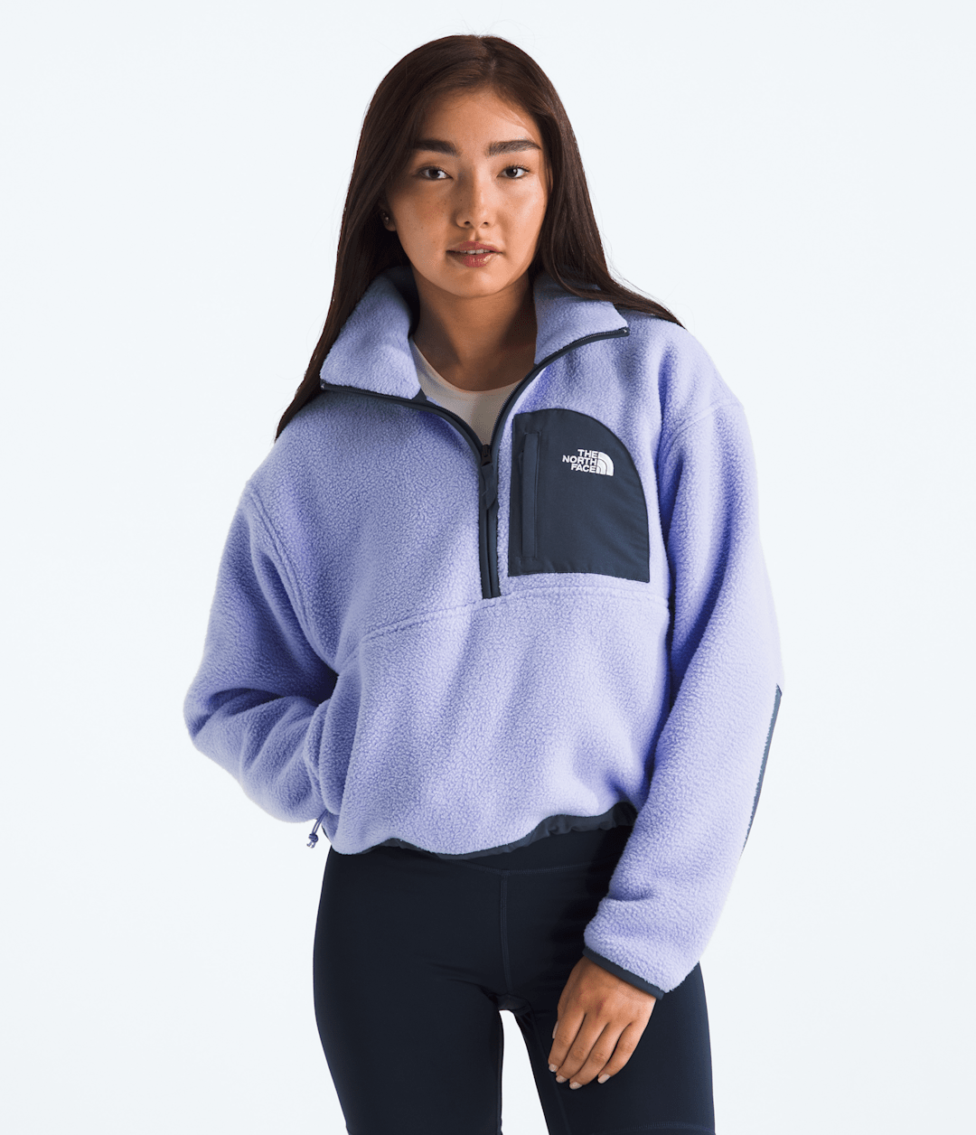 Women’s Yumiori Off Peak ½-Zip Jacket - Periwinkle Glow-Summit Navy