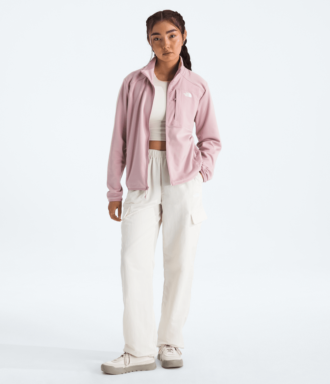 Women’s TNF™ Performance Fleece Full-Zip Jacket - Metal Pink