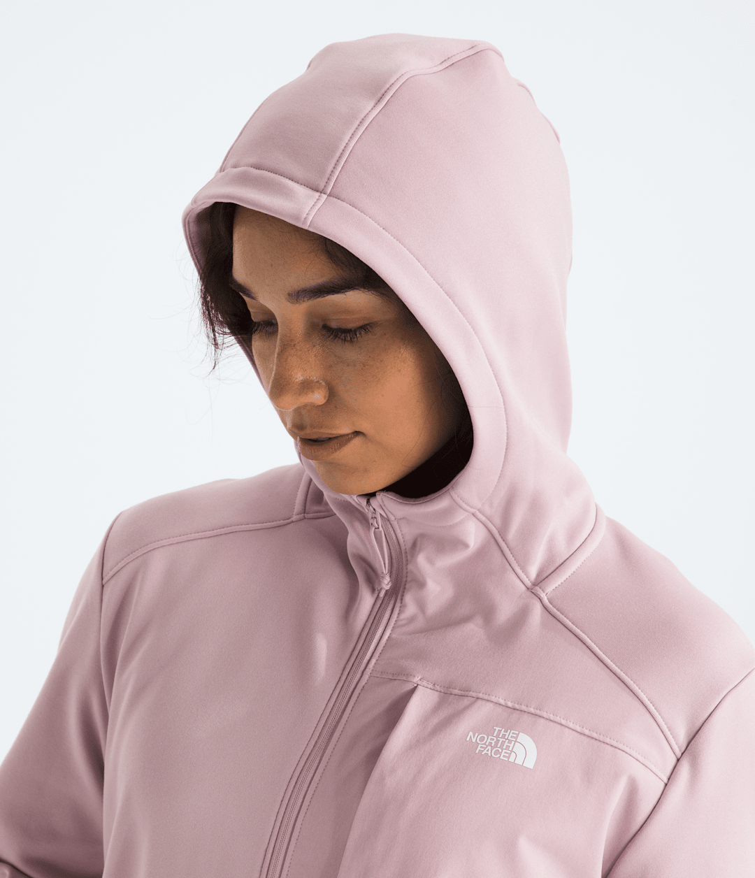 Women’s TNF™ Performance Fleece Full-Zip Hoodie - Metal Pink