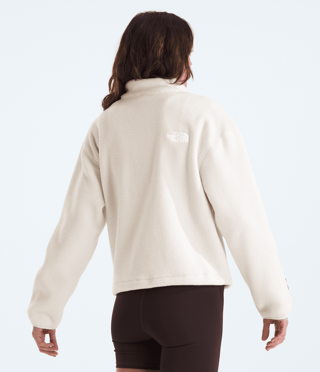 Women’s TNF™ Fleeski ¼-Zip Pullover - White Dune