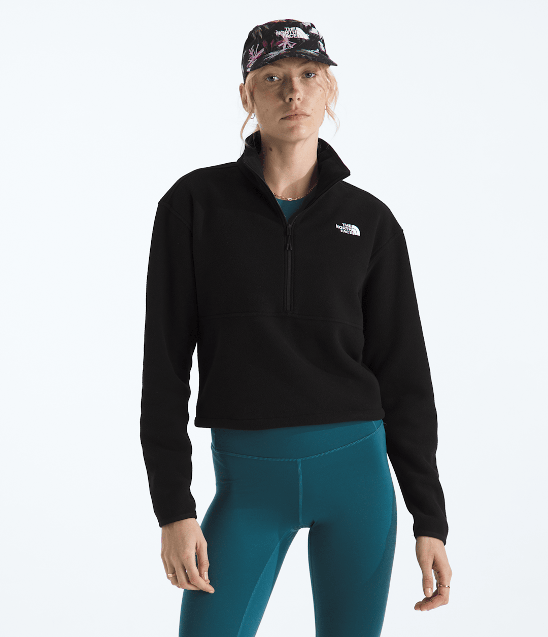 Women’s Glacier Fleece ½-Zip Short Jacket - TNF Black