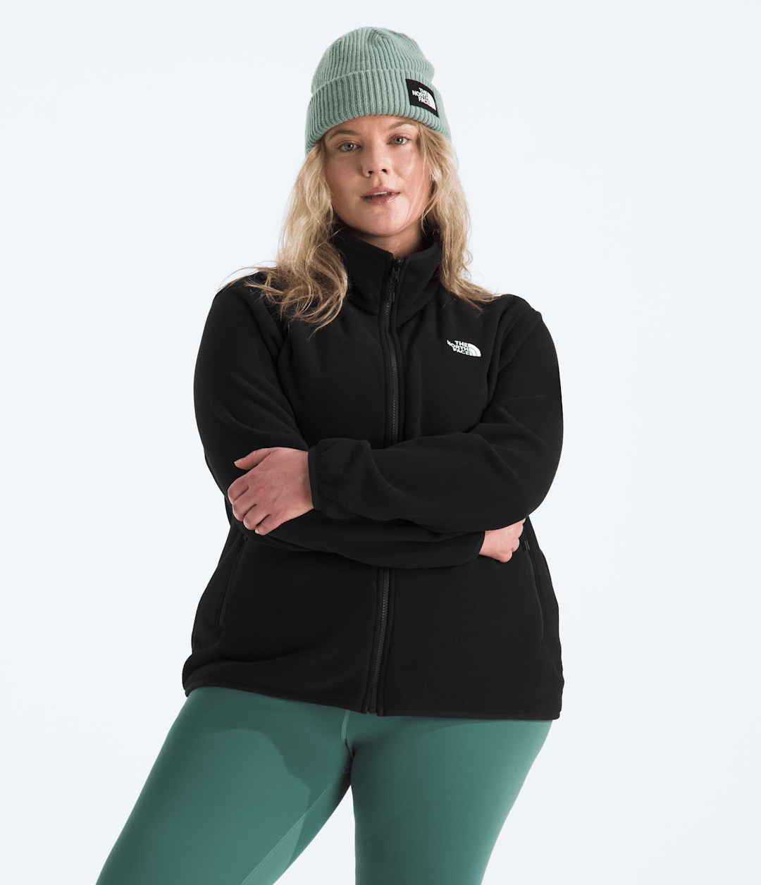 Women’s Plus Glacier Fleece Jacket - TNF Black