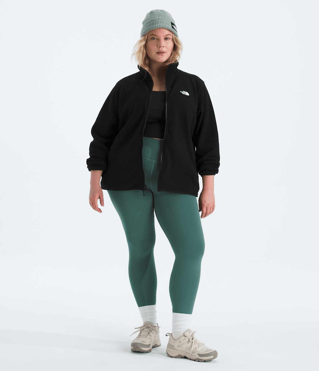 Women’s Plus Glacier Fleece Jacket - TNF Black