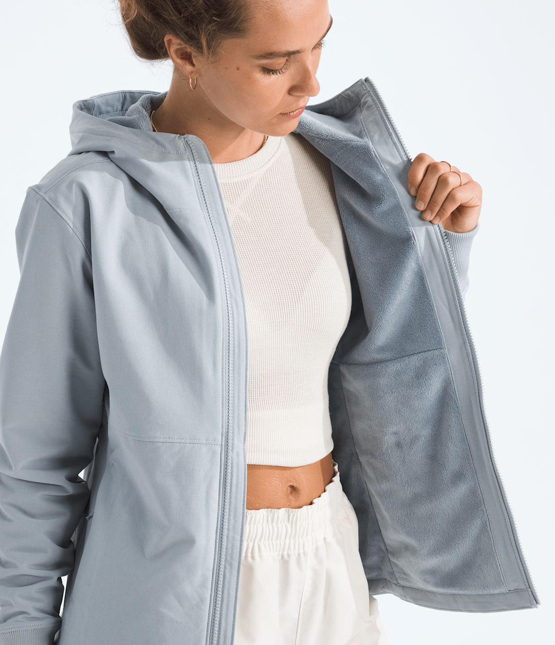 Women’s Shelbe Raschel Hoodie - Frost Grey