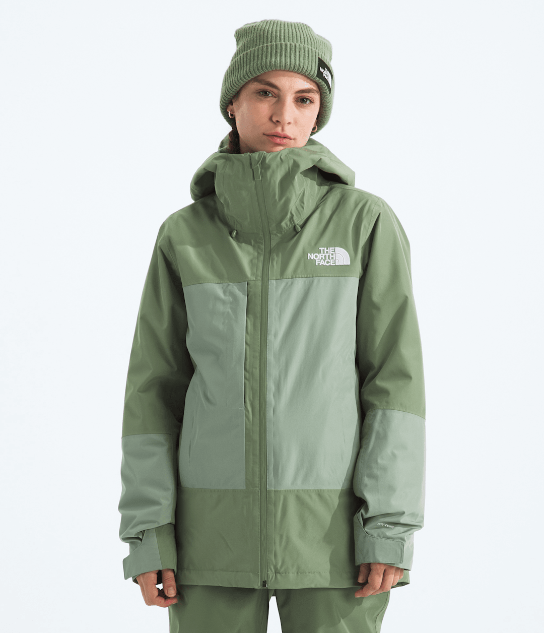 Women’s THERMOBALL™ Snow Triclimate™ Jacket - Bark Mist/Slate Moss