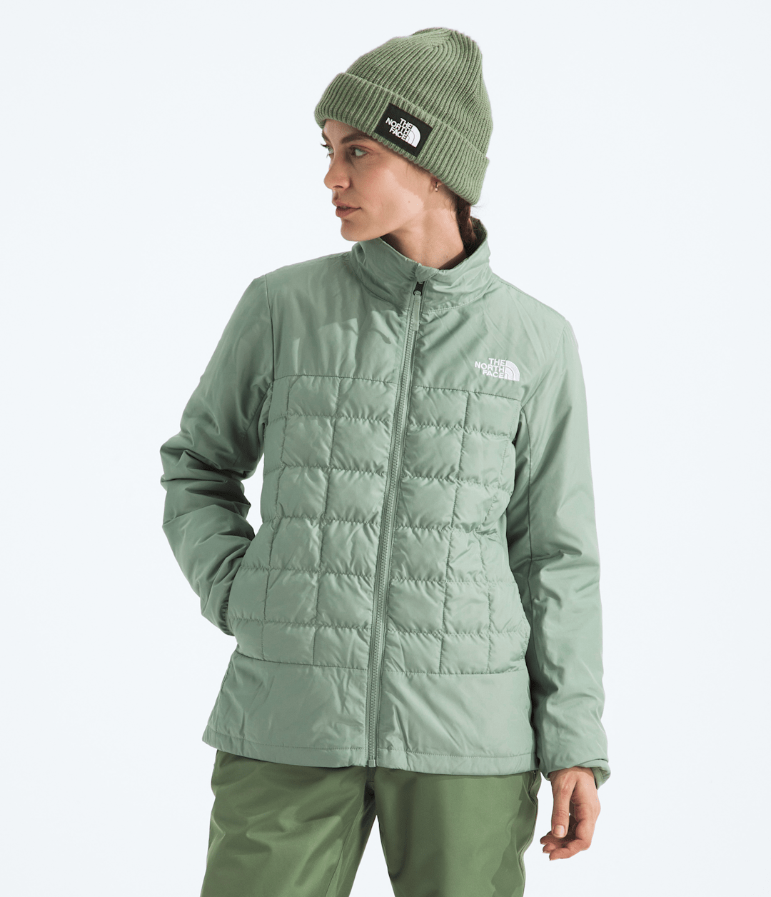 Women’s THERMOBALL™ Snow Triclimate™ Jacket - Bark Mist/Slate Moss