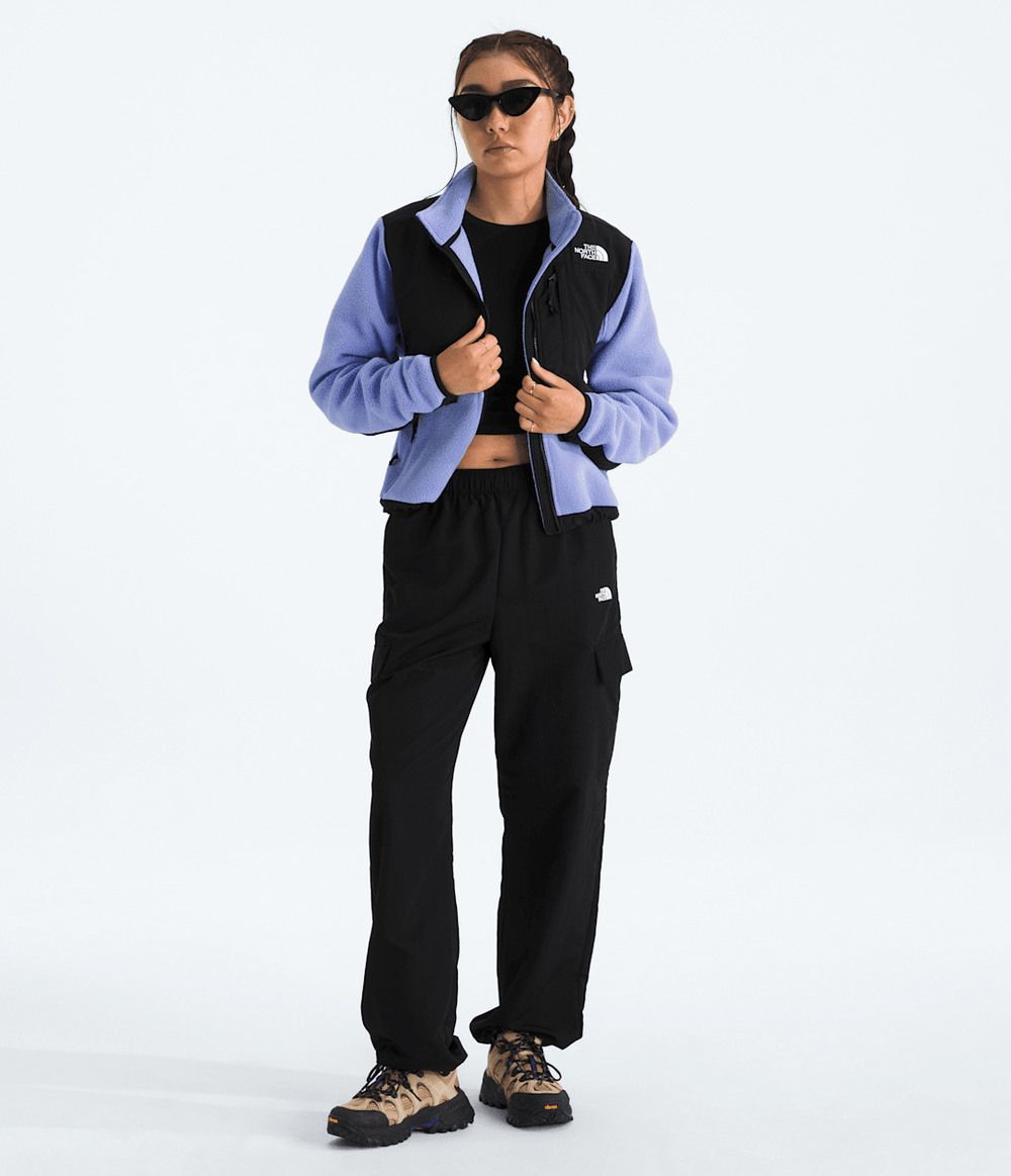 Women’s Retro Denali Jacket - Periwinkle Glow-Tnf Black