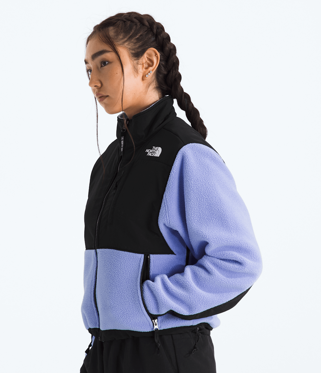 Women’s Retro Denali Jacket - Periwinkle Glow-Tnf Black