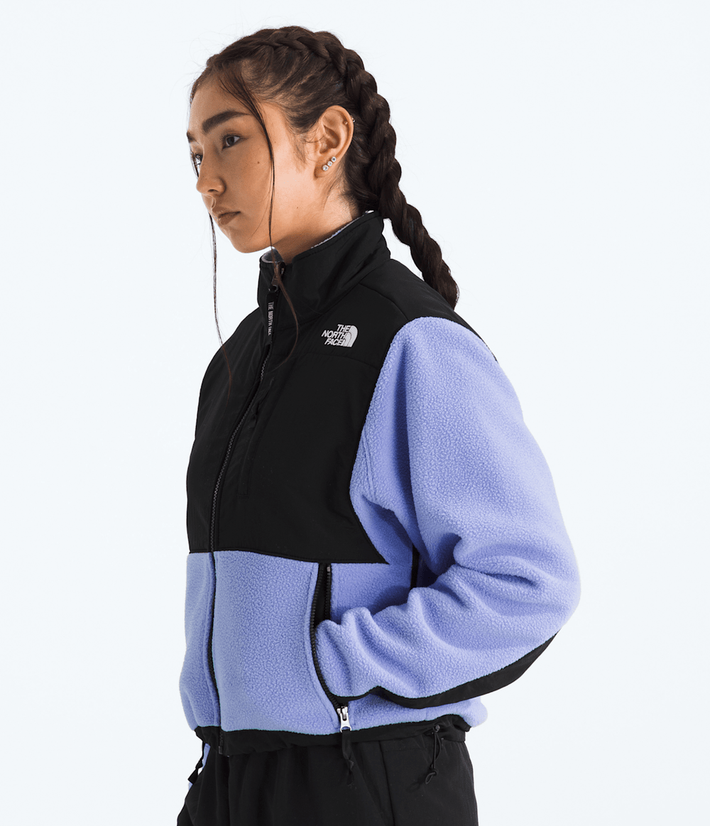 Women’s Retro Denali Jacket - Periwinkle Glow-Tnf Black
