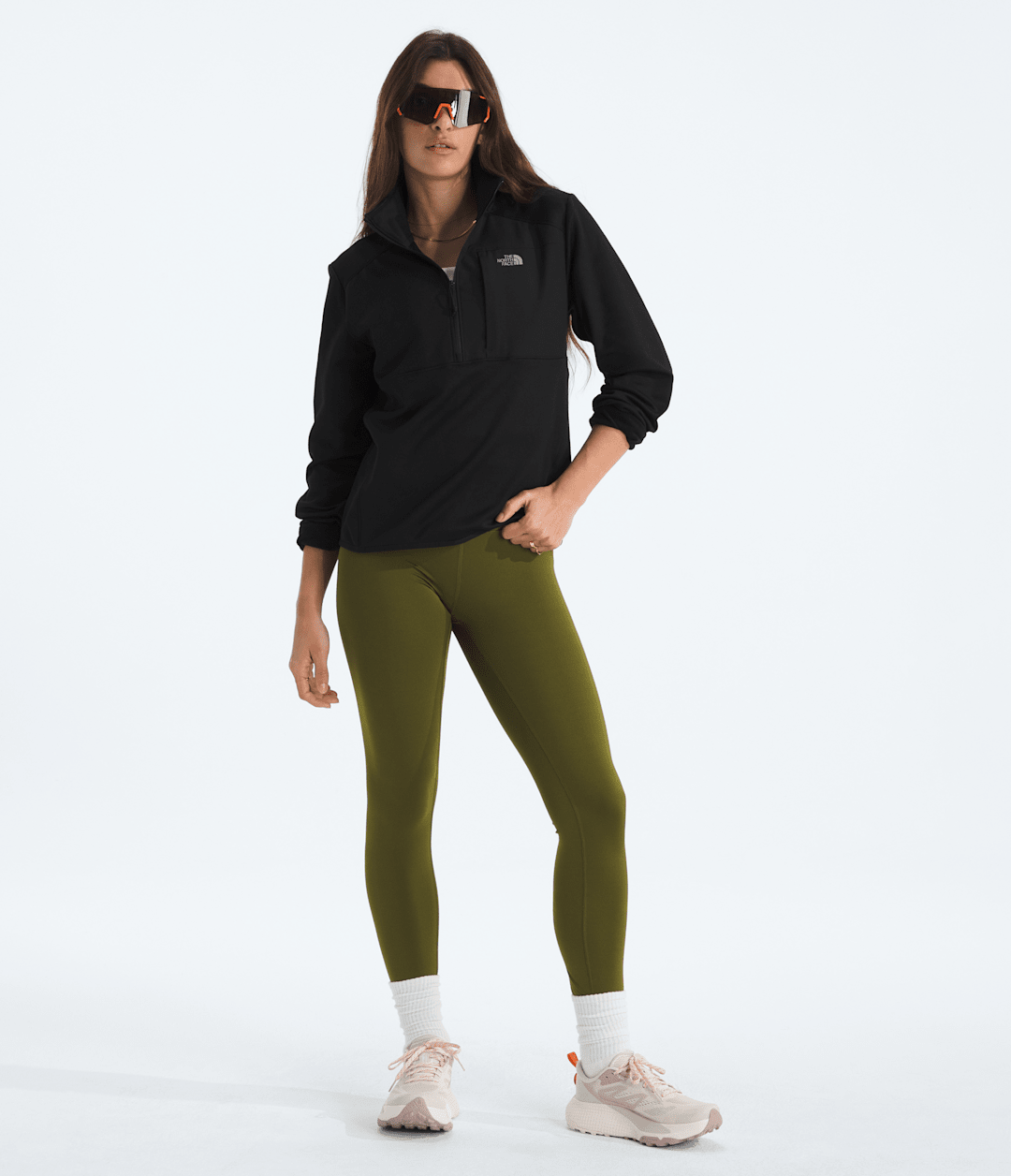 Women’s TNF™ Performance Fleece ¼-Zip - TNF Black