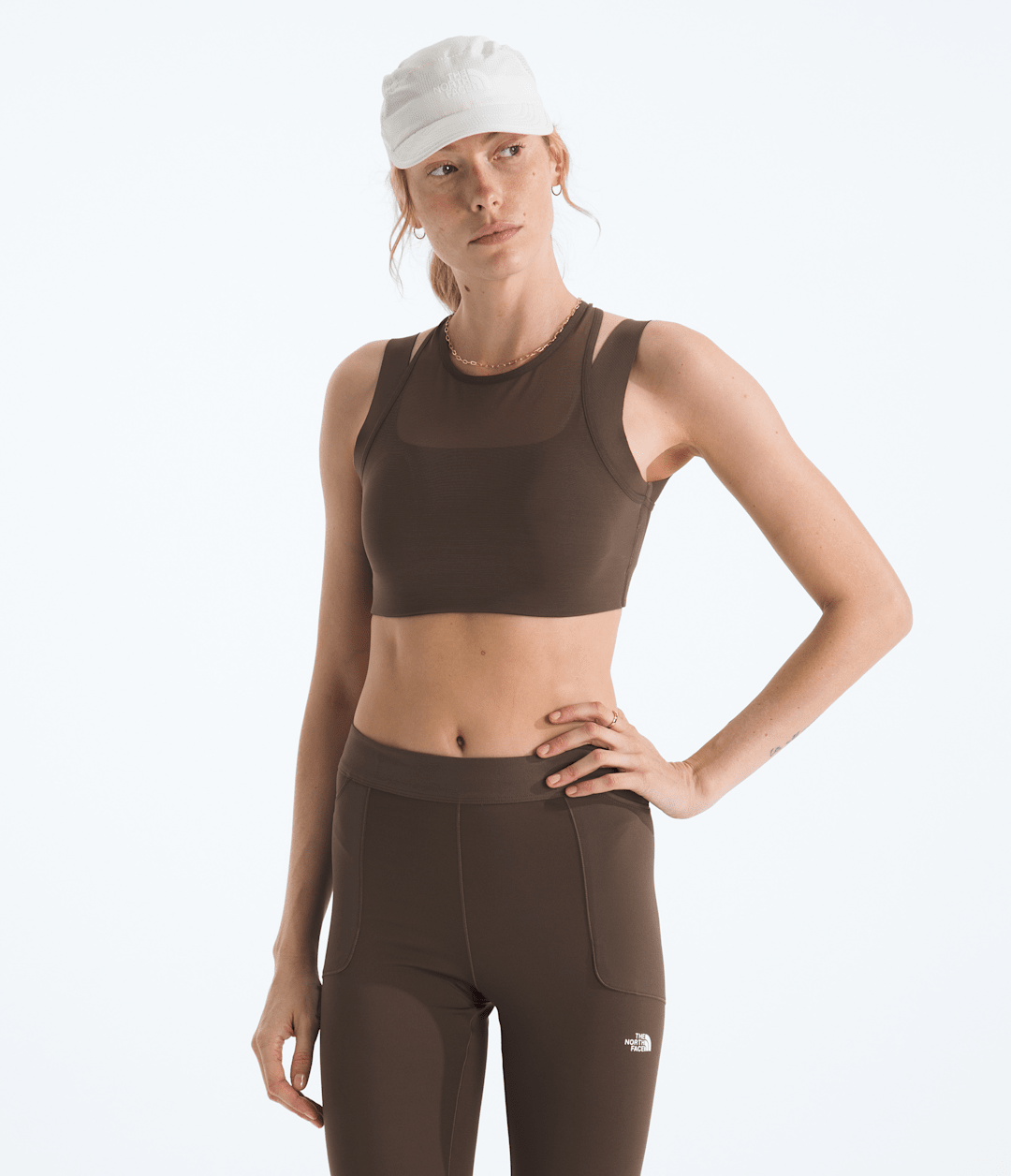 Women’s Refina Double-Layer Bra - Smokey Brown