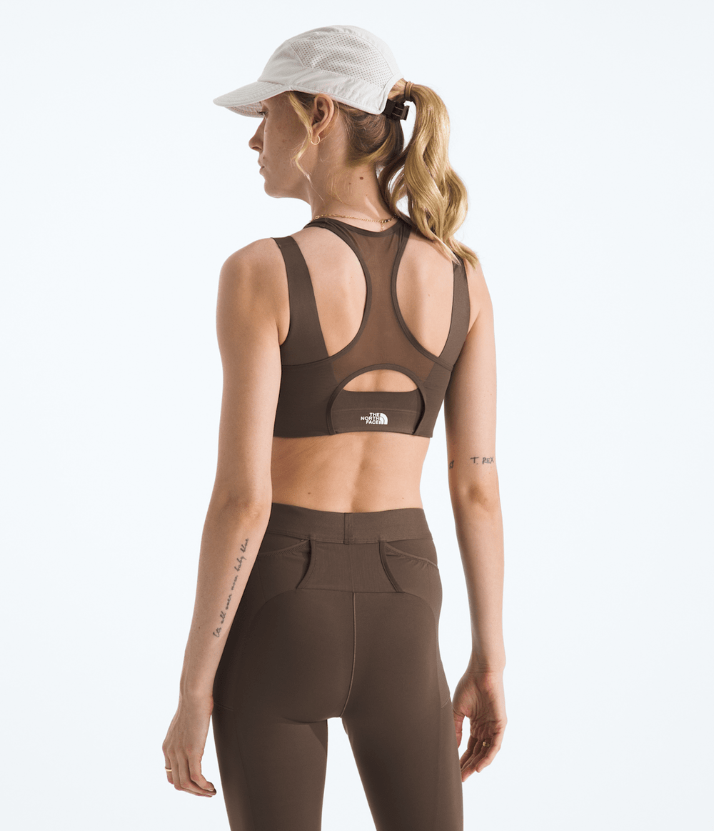 Women’s Refina Double-Layer Bra - Smokey Brown