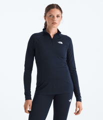 TNF X Smartwool Women’s Merino Blend 150 Long-Sleeve ¼-Zip - Deep Navy