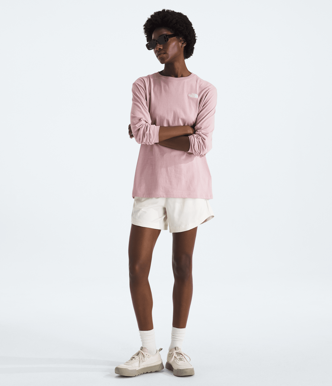 Women’s Evolution Simple Dome Long-Sleeve Tee - Metal Pink
