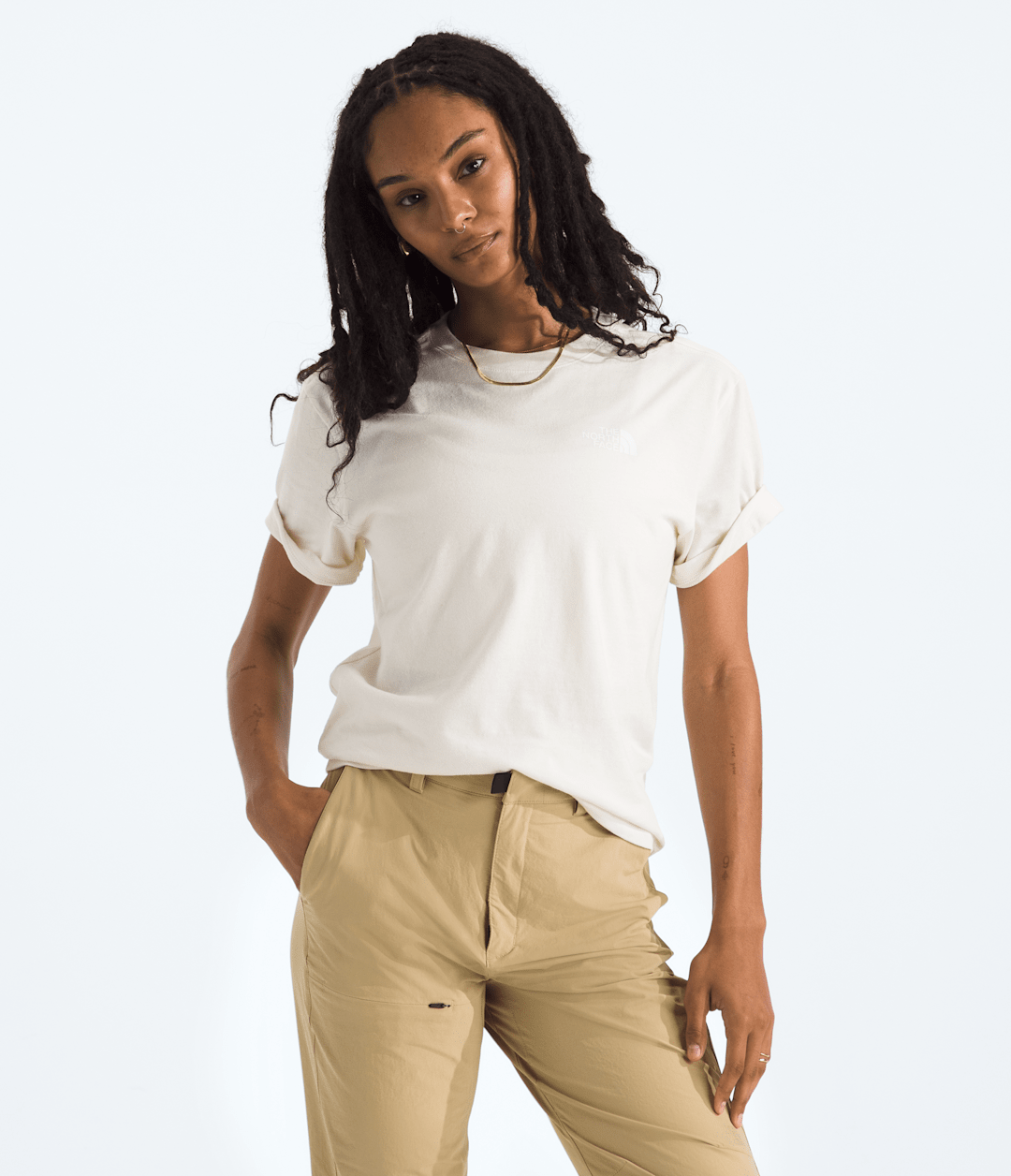 Women’s Evolution Box NSE Relaxed Short-Sleeve Tee - White Dune