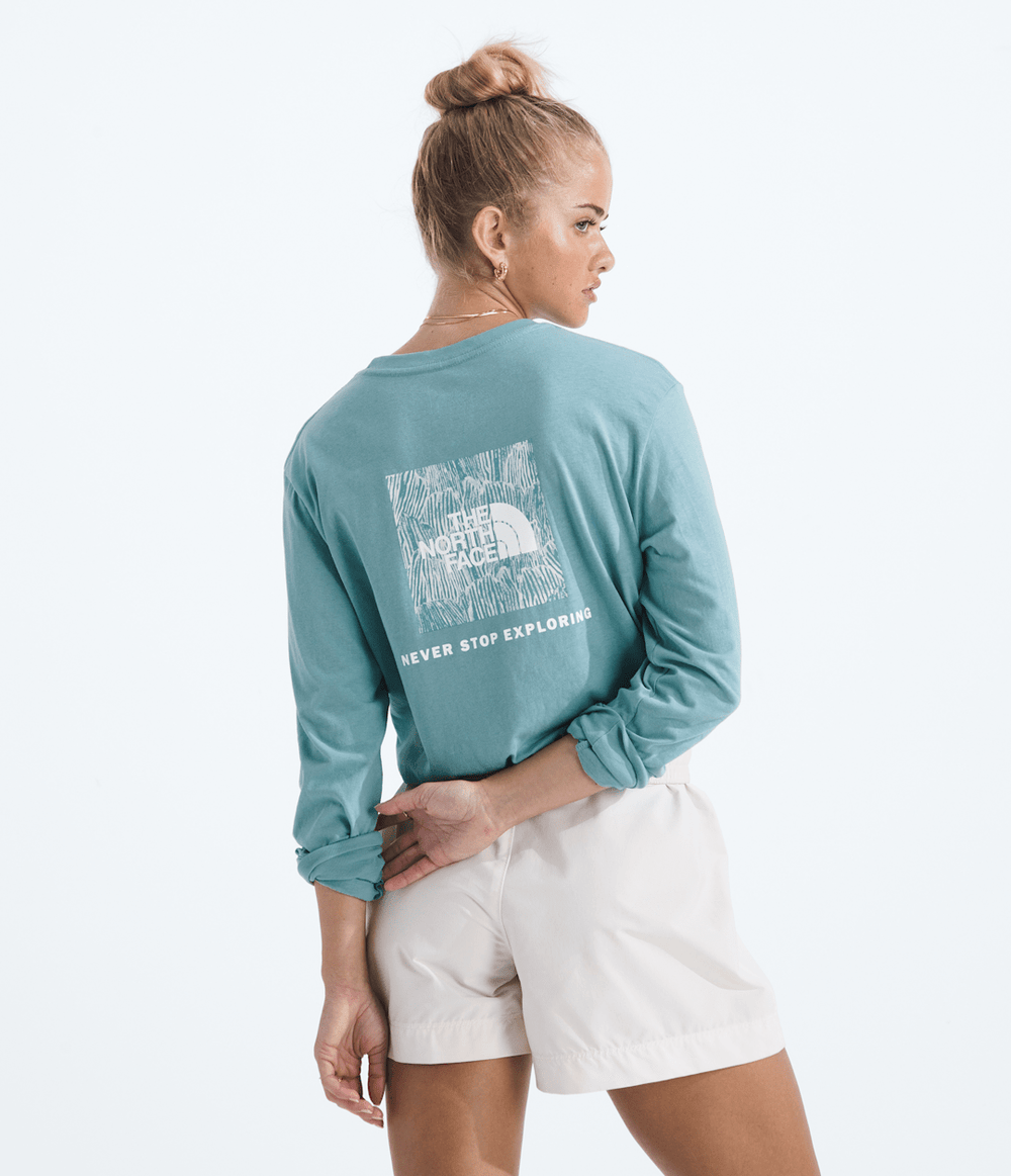 Women’s Evolution Box NSE Fill Long-Sleeve Tee—Graphic - Blue Eclipse