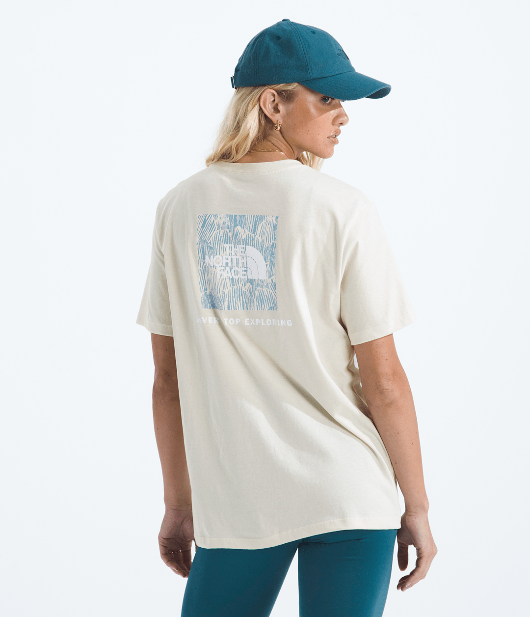 Women’s Evolution Box NSE Fill Short-Sleeve Tee—Graphic - White Dune