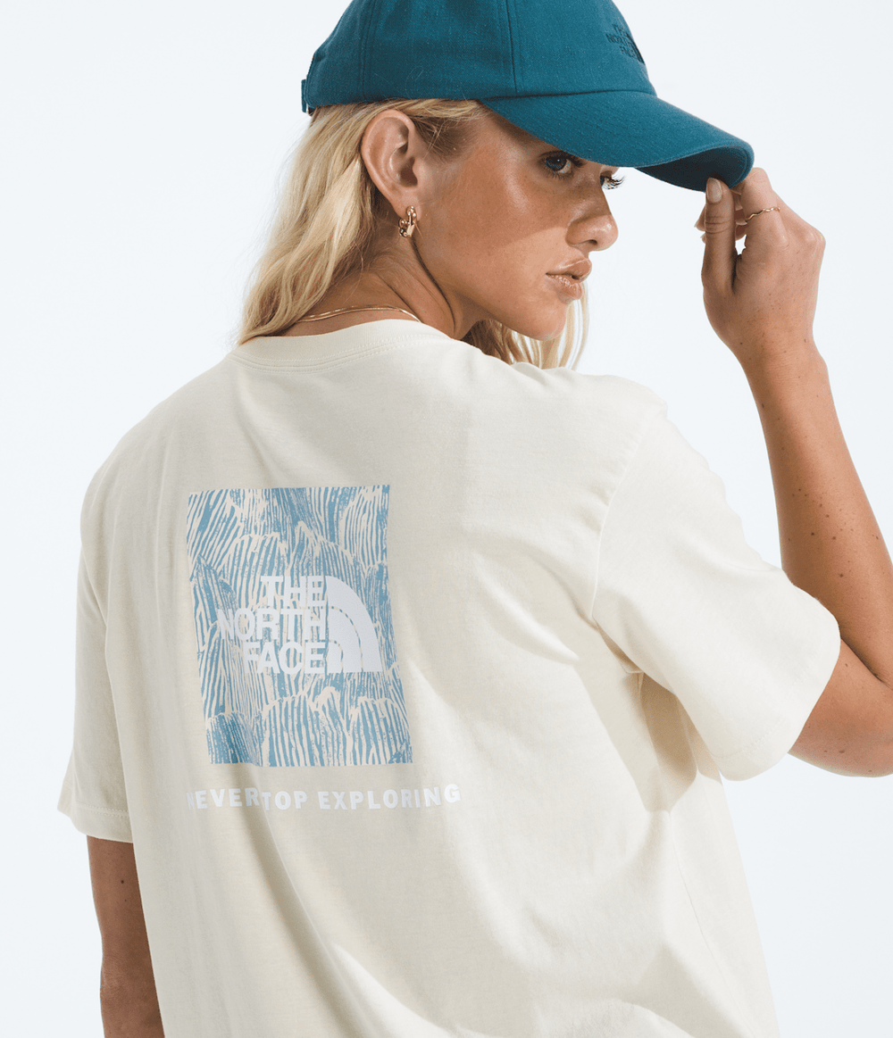Women’s Evolution Box NSE Fill Short-Sleeve Tee—Graphic - White Dune