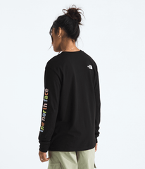 Women’s Evolution Proud Long-Sleeve Tee—Graphic - TNF Black